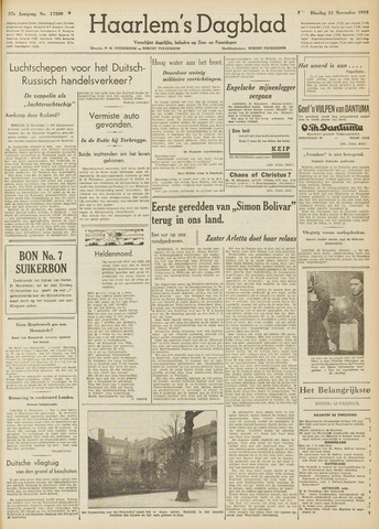 Haarlem's Dagblad 1939-11-21