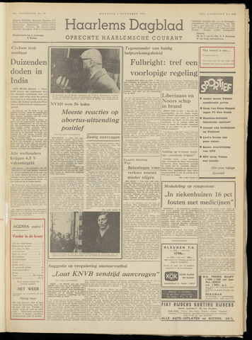 Haarlem's Dagblad 1971-11-01