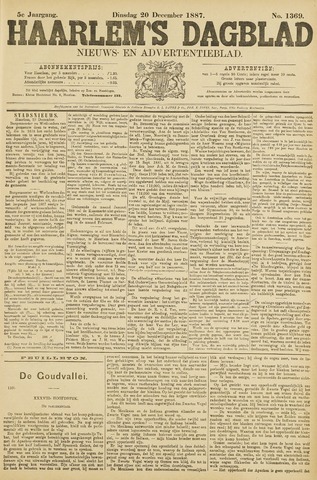 Haarlem's Dagblad 1887-12-20