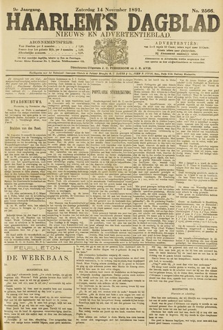 Haarlem's Dagblad 1891-11-14