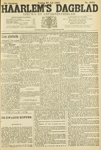 Haarlem's Dagblad 1892-07-22