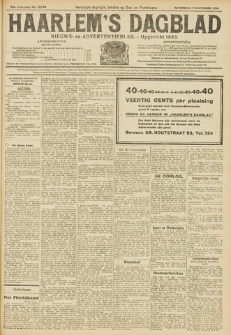 Haarlem's Dagblad 1916-11-04