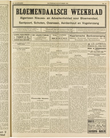 Het Bloemendaalsch Weekblad 1925-10-24