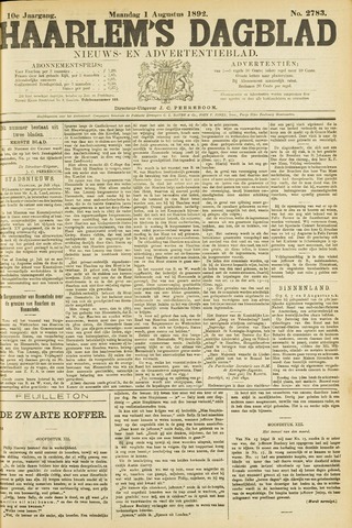 Haarlem's Dagblad 1892-08-01
