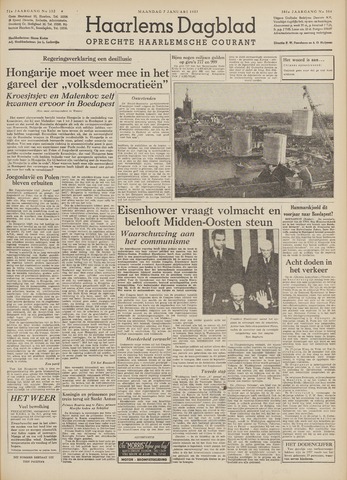 Haarlem's Dagblad 1957-01-07