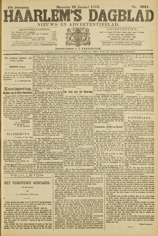 Haarlem's Dagblad 1893-01-23