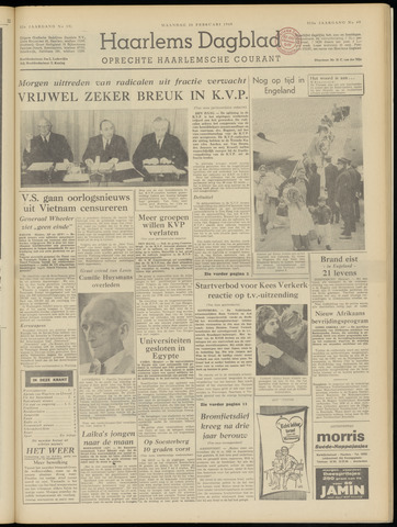Haarlem's Dagblad 1968-02-26