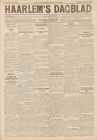 Haarlem's Dagblad 1923-08-07