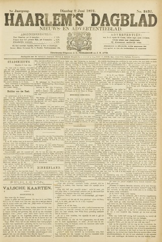 Haarlem's Dagblad 1891-06-09