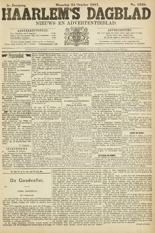 Haarlem's Dagblad 1887-10-24