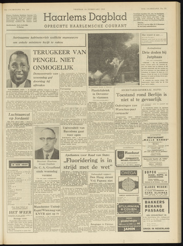 Haarlem's Dagblad 1969-02-14