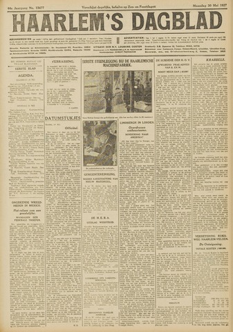 Haarlem's Dagblad 1927-05-30