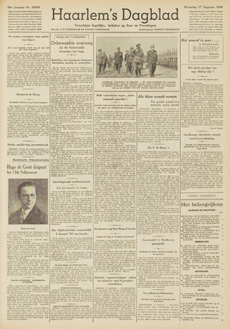 Haarlem's Dagblad 1938-08-17