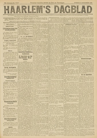 Haarlem's Dagblad 1918-12-17