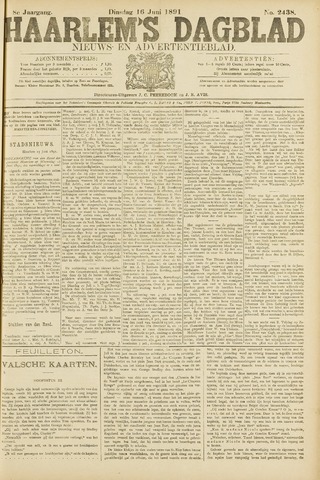 Haarlem's Dagblad 1891-06-16