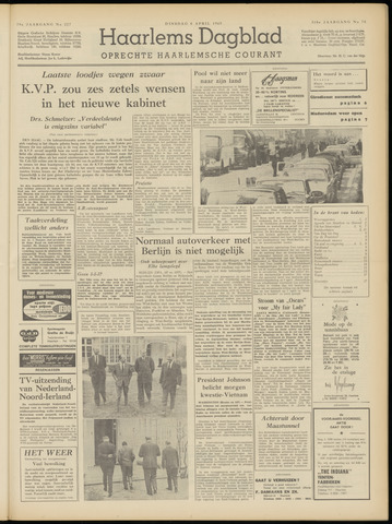 Haarlem's Dagblad 1965-04-06