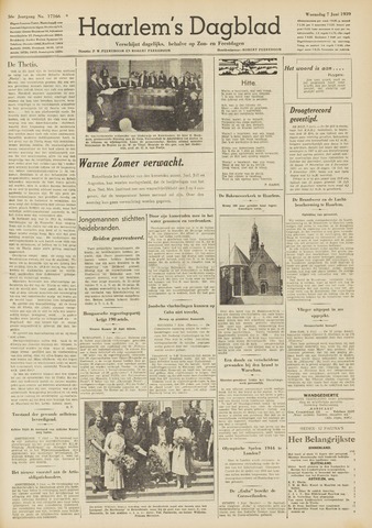 Haarlem's Dagblad 1939-06-07
