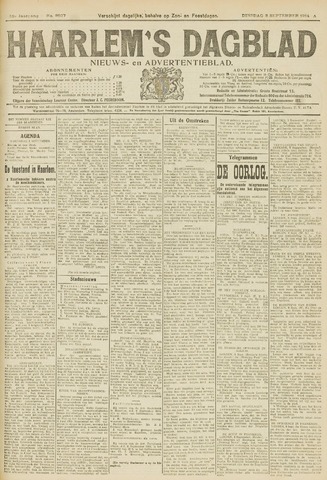 Haarlem's Dagblad 1914-09-08