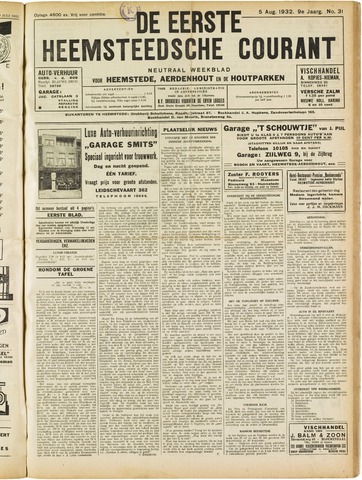 De Eerste Heemsteedsche Courant 1932-08-05