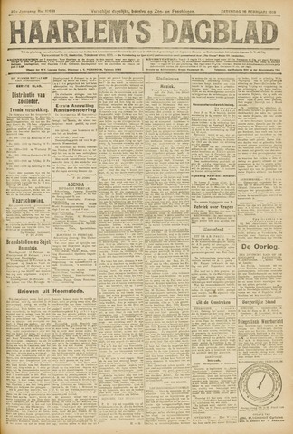 Haarlem's Dagblad 1918-02-16