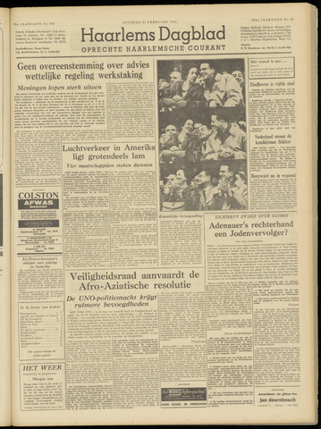 Haarlem's Dagblad 1961-02-21