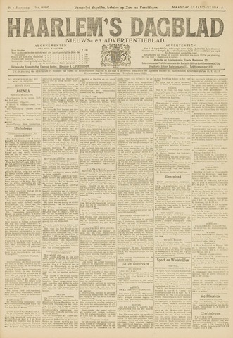 Haarlem's Dagblad 1914-01-19