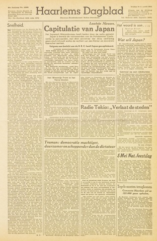 Haarlem's Dagblad 1945-08-10