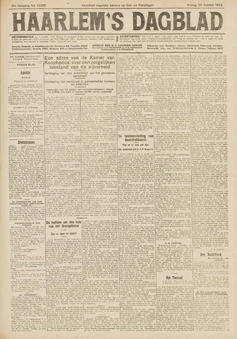 Haarlem's Dagblad 1923-10-26