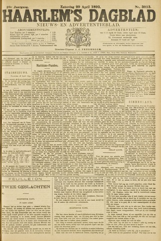 Haarlem's Dagblad 1893-04-29