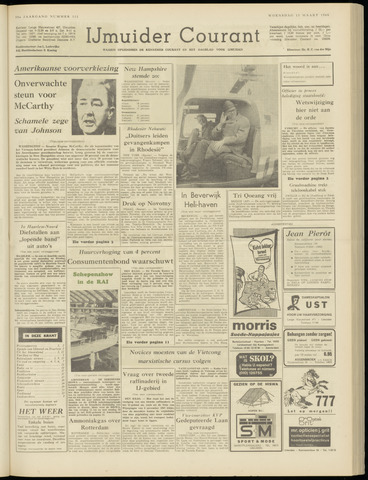 IJmuider Courant 1968-03-13
