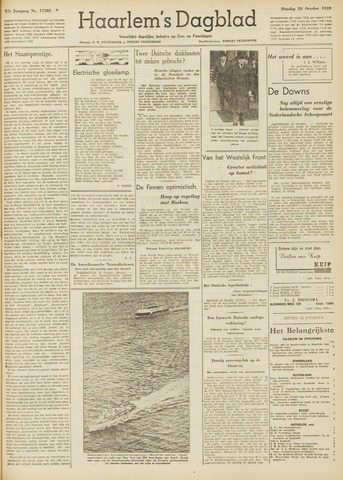 Haarlem's Dagblad 1939-10-24
