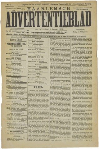 Haarlemsch Advertentieblad 1901