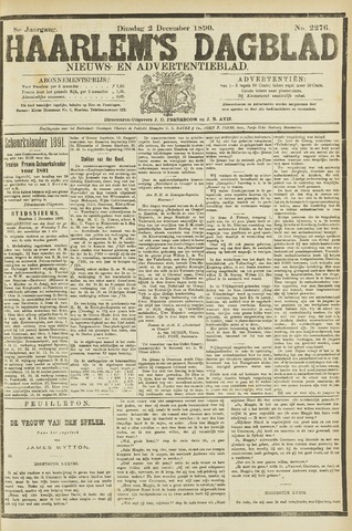 Haarlem's Dagblad 1890-12-02