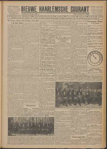 Nieuwe Haarlemsche Courant 1926-10-26