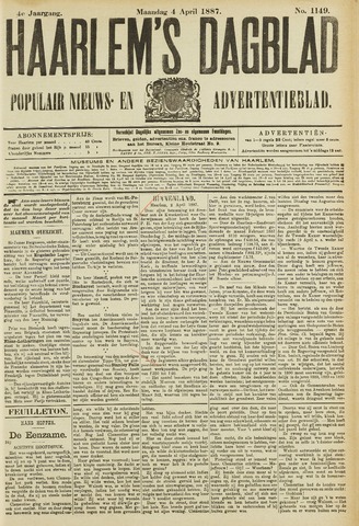 Haarlem's Dagblad 1887-04-04