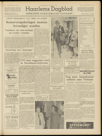 Haarlem's Dagblad 1965-04-21