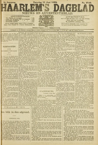 Haarlem's Dagblad 1892-06-11