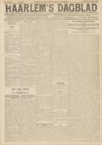 Haarlem's Dagblad 1923-04-09