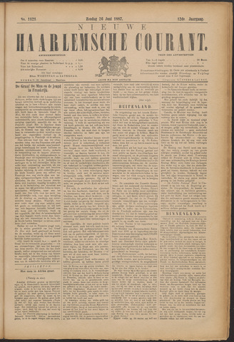 Nieuwe Haarlemsche Courant 1887-06-26