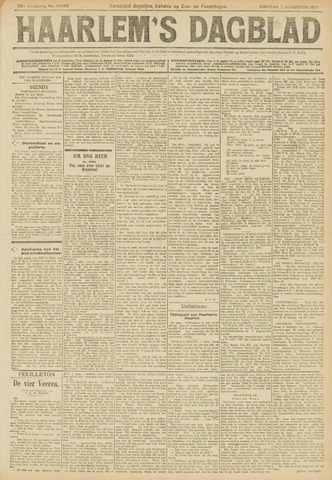 Haarlem's Dagblad 1917-08-07
