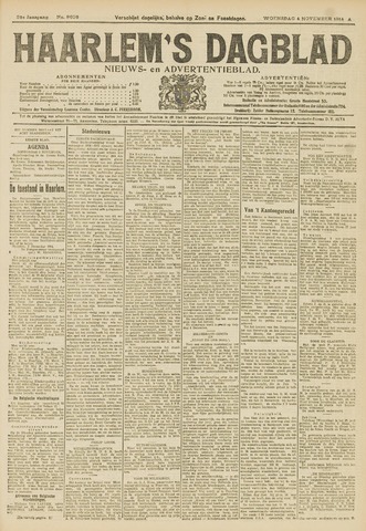 Haarlem's Dagblad 1914-11-04