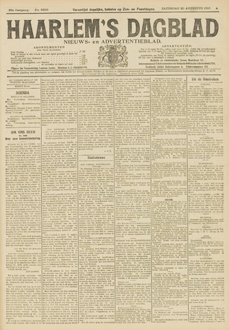 Haarlem's Dagblad 1910-08-20