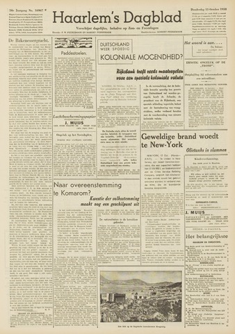 Haarlem's Dagblad 1938-10-13