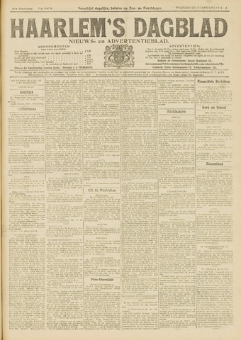 Haarlem's Dagblad 1914-02-20