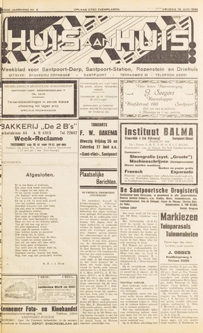 Weekblad Huis aan Huis 1936-06-19