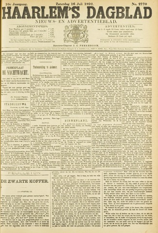 Haarlem's Dagblad 1892-07-16