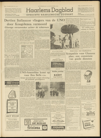 Haarlem's Dagblad 1961-11-16