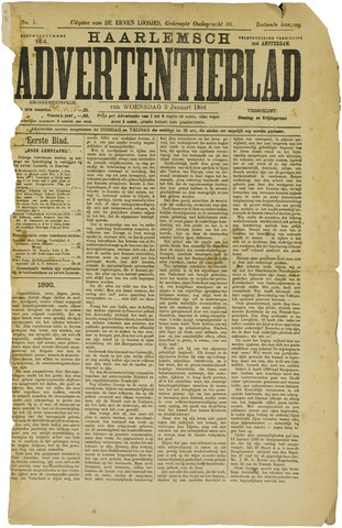 Haarlemsch Advertentieblad 1894