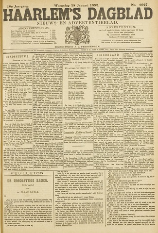 Haarlem's Dagblad 1893-01-18