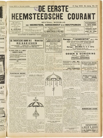 De Eerste Heemsteedsche Courant 1932-08-12